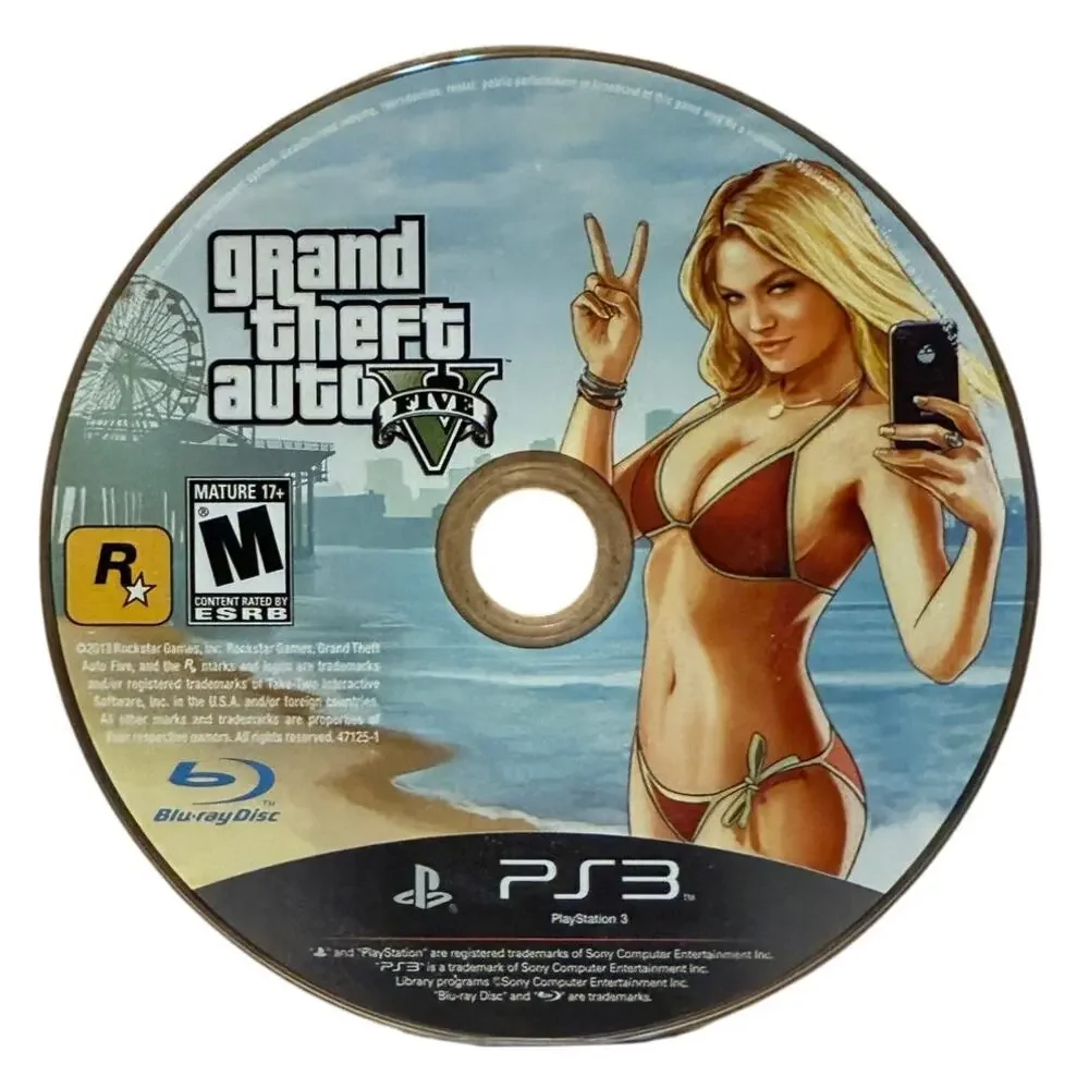 Grand Theft Auto V (GTA V) PS3 - Mint Condition 2013 Release